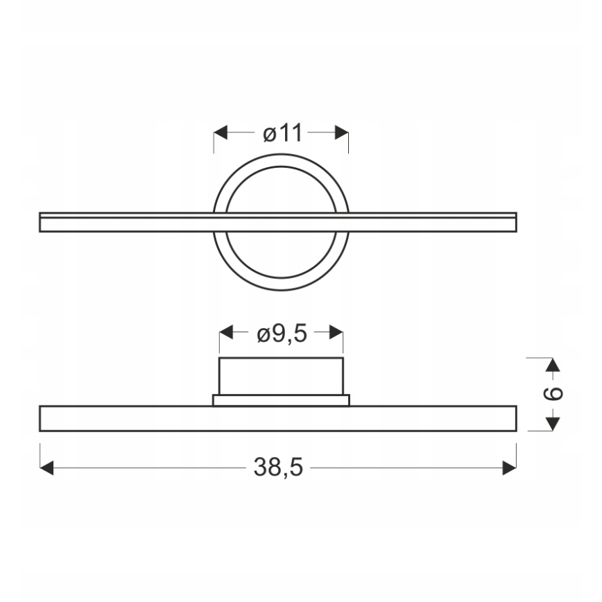 LED-Wandleuchte BATUTA LED/10W/230V beige