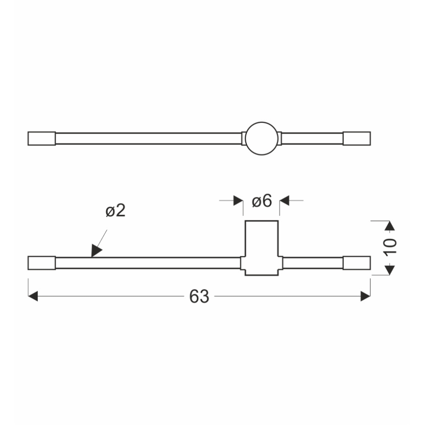 LED-Wandleuchte BATUTA LED/14W/230V goldfarben