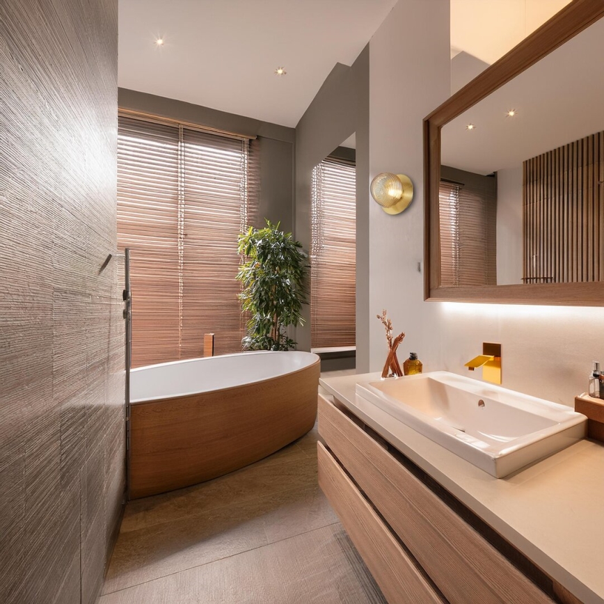 LED-Wandleuchte BOLLA LED/3W/230V gold/rauchbeige