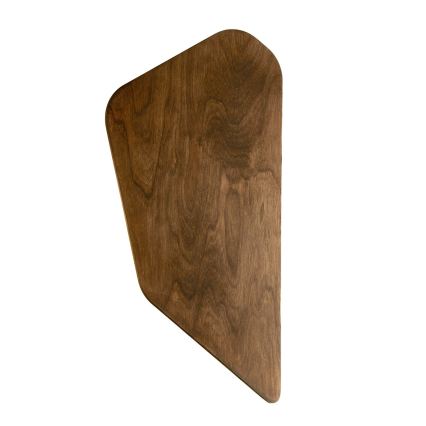 LED-Wandleuchte BUTTON LED/4W/230V 33x16,5 cm Nussbaum-Dekor