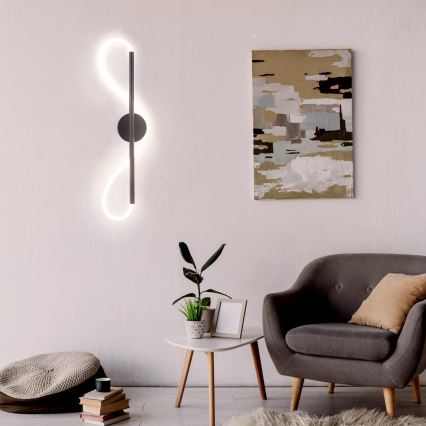 LED-Wandleuchte EMMA LED/19W/230V schwarz