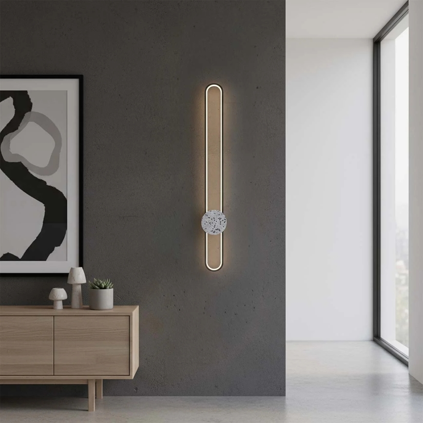 LED-Wandleuchte FLORENTYNA LED/24W/230V 4000K schwarz/weiß