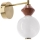 LED-Wandleuchte FLORES LED/7W/230V gold/braun