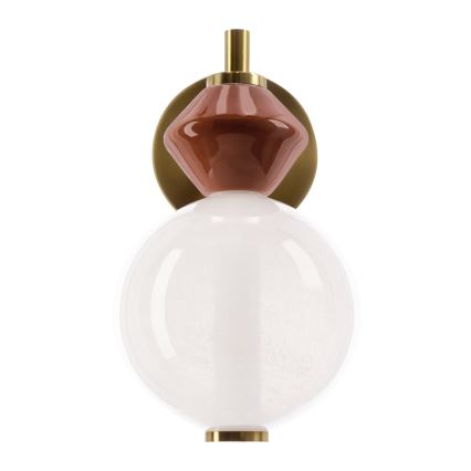 LED-Wandleuchte FLORES LED/7W/230V gold/braun