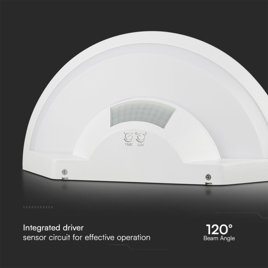 LED-Wandleuchte für Badezimmer mit Sensor SAMSUNG CHIP LED/10W/230V 4000K IP54 weiß