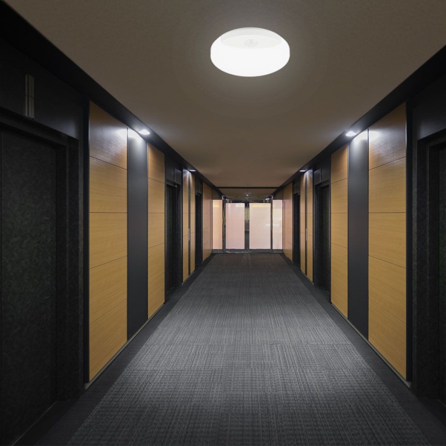 LED-Wandleuchte für Badezimmer mit Sensor SAMSUNG CHIP LED/15W/230V 3000/4000/6000K IP44 weiß