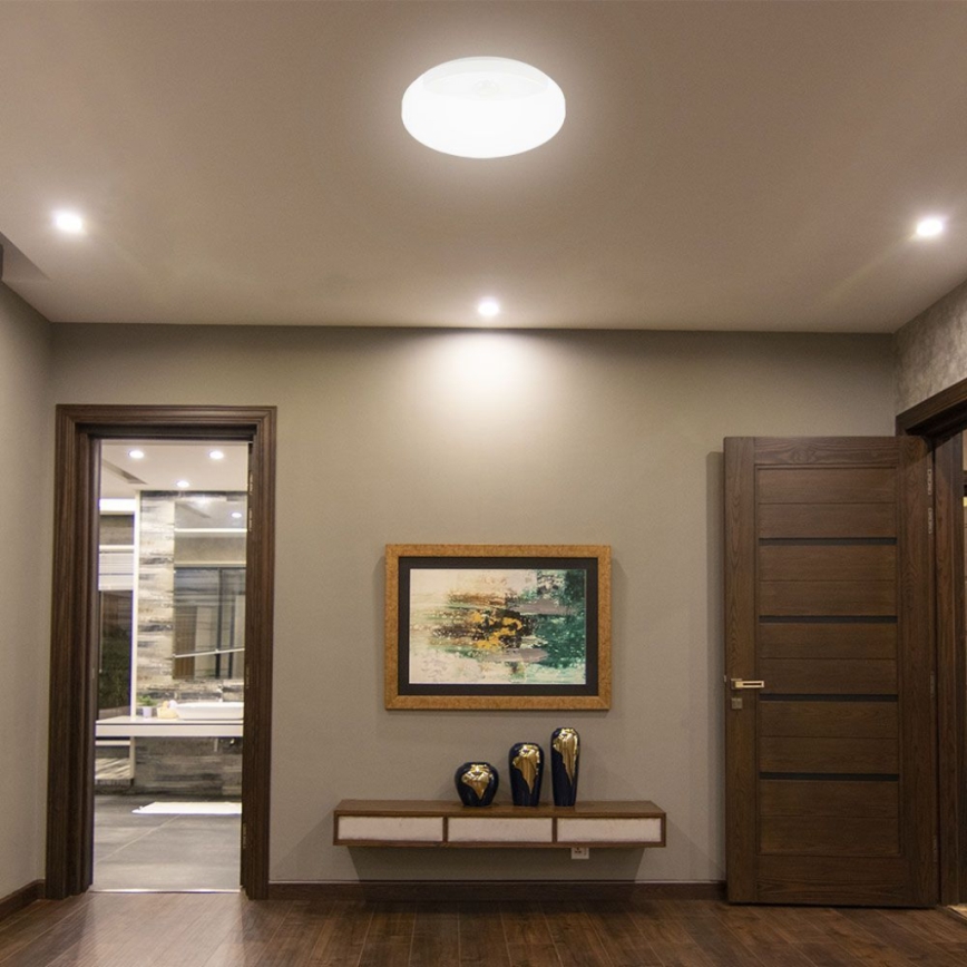 LED-Wandleuchte für Badezimmer mit Sensor SAMSUNG CHIP LED/15W/230V 3000/4000/6000K IP44 weiß