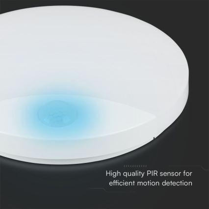 LED-Wandleuchte für Badezimmer mit Sensor SAMSUNG CHIP LED/15W/230V 3000/4000/6000K IP44 weiß