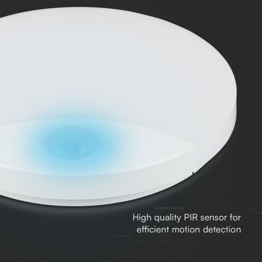 LED-Wandleuchte für Badezimmer mit Sensor SAMSUNG CHIP LED/15W/230V 3000/4000/6000K IP44 weiß