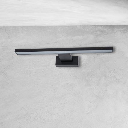 LED-Wandleuchte für Badezimmer SHINE, 7W, 230V, 30 cm, IP44, schwarz