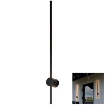 LED-Wandleuchte für den Außenbereich LED/12W/230V 3000K IP65 schwarz