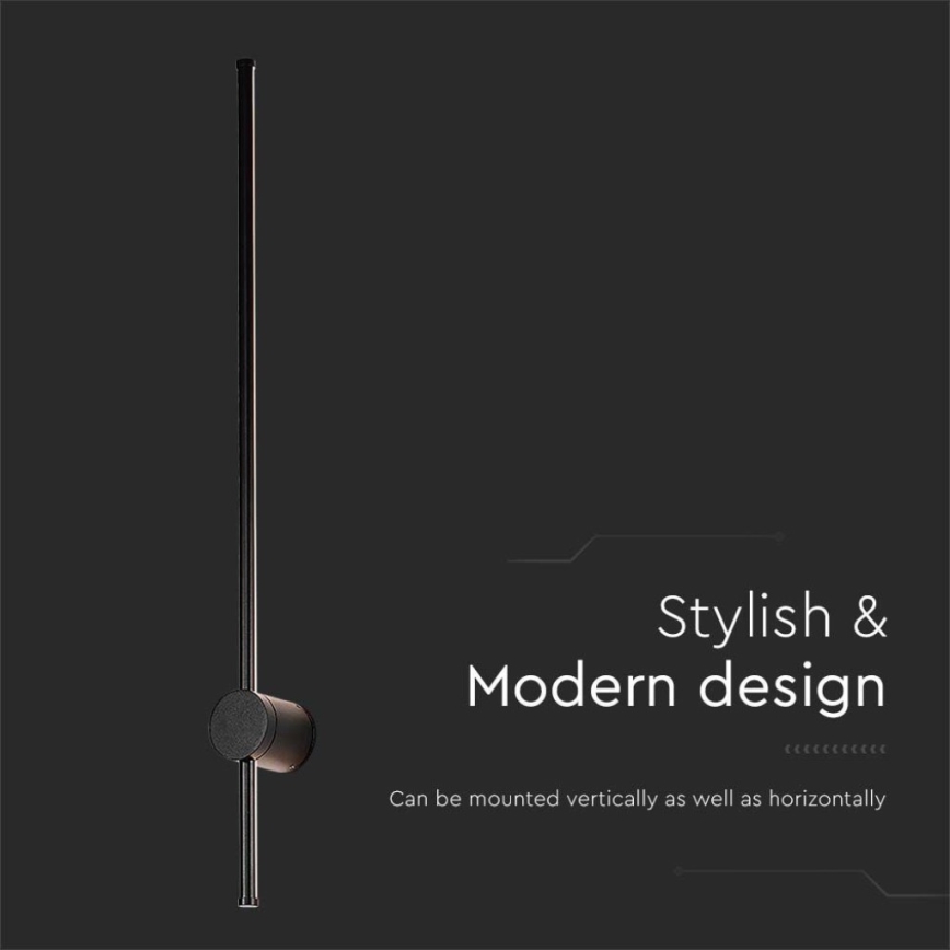 LED-Wandleuchte für den Außenbereich LED/12W/230V 3000K IP65 schwarz