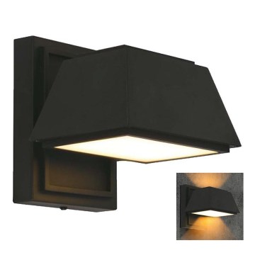 LED-Wandleuchte für den Außenbereich LED/15W/230V IP65 3000K schwarz