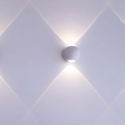 LED-Wandleuchte für den Außenbereich LED/2W/230V 4000K IP54 weiß