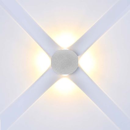 LED-Wandleuchte für den Außenbereich LED/4W/230V 4000K IP54 weiß