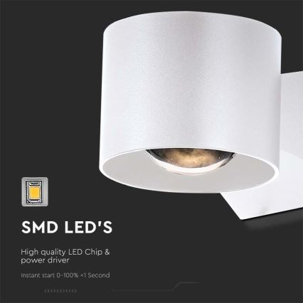 LED-Wandleuchte für den Außenbereich LED/5W/230V 3000K IP65 weiß