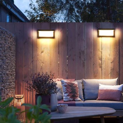 LED-Wandleuchte für den Außenbereich NEELY 1xE27/9W/230V 3000K IP54 anthrazit