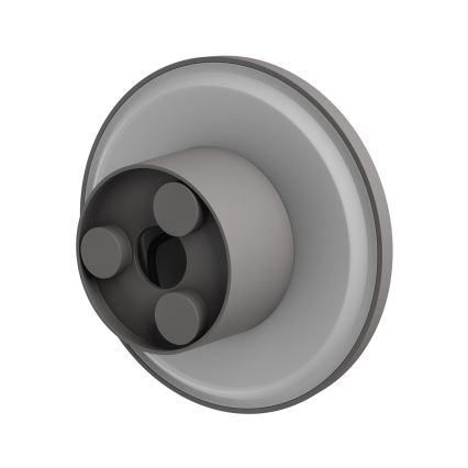 LED-Wandleuchte für den Außenbereich PIATTA LED/18W/230V 3000/4000/6000K d 25 cm IP44 grau