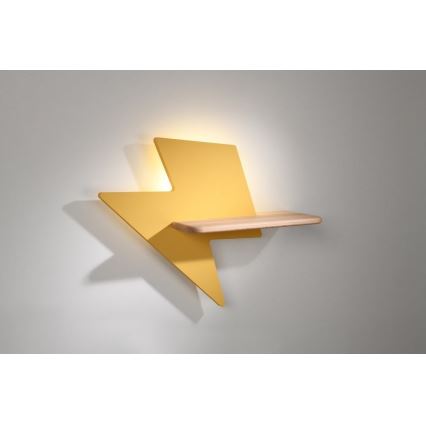 LED-Wandleuchte für Kinder mit Regal LIGHTNING LED/4W/230V