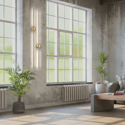 LED-Wandleuchte LANA, 12 W, 230 V, 4000 K, mattgold