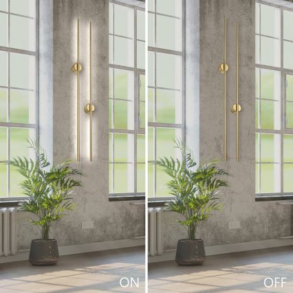 LED-Wandleuchte LANA, 12 W, 230 V, 4000 K, mattgold