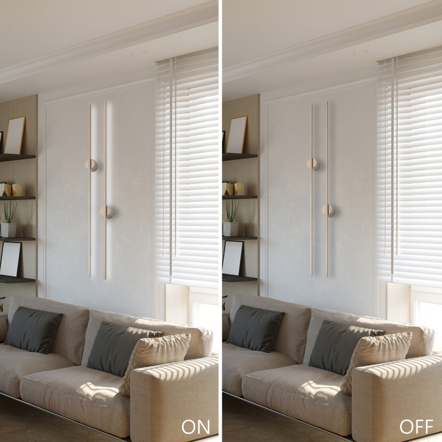 LED-Wandleuchte LANA LED/12W/230V 4000K beige