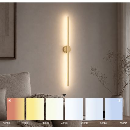 LED-Wandleuchte LANA LED/7W/230V 4000K gold