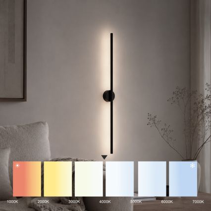 LED-Wandleuchte LANA LED/7W/230V 4000K schwarz