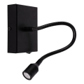 LED-Wandleuchte LECTOR LED/2,5W/230V schwarz