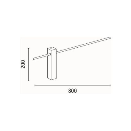 LED-Wandleuchte LED/10W/230V 3000K