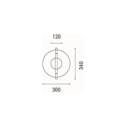 LED-Wandleuchte LED/10W/230V 3000K