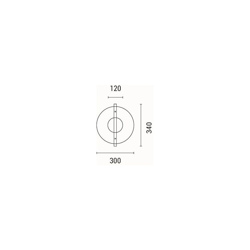 LED-Wandleuchte LED/10W/230V 3000K