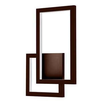 LED Wandleuchte LED/20W/230V 3000K Braun