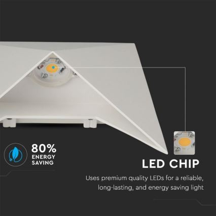 LED-Wandleuchte LED/5W/230V 4000K IP65 weiß