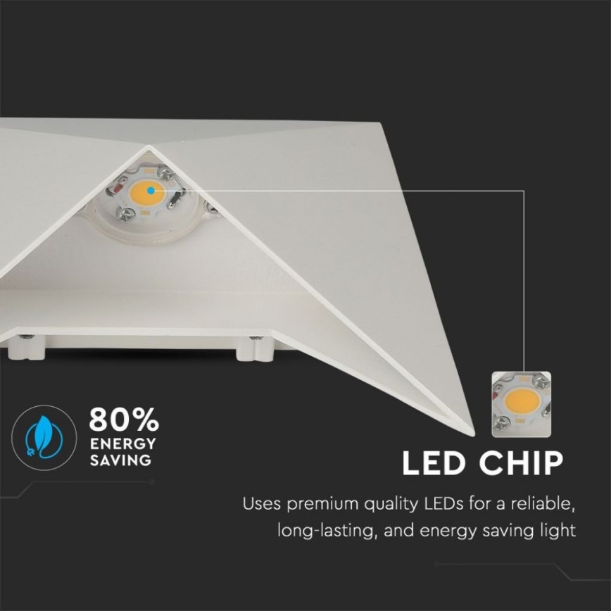 LED-Wandleuchte LED/5W/230V 4000K IP65 weiß