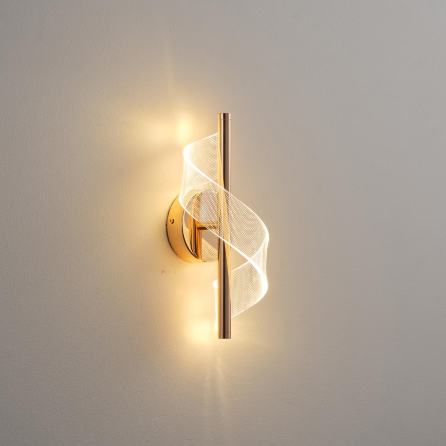 LED-Wandleuchte LED/8W/230V 3000K golden