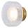 LED-Wandleuchte LED/8W/230V 3000K golden/klar