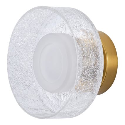 LED-Wandleuchte LED/8W/230V 3000K golden/klar