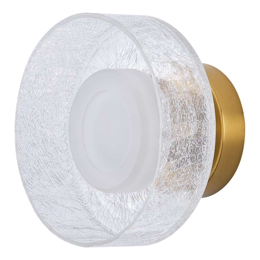 LED-Wandleuchte LED/8W/230V 3000K golden/klar