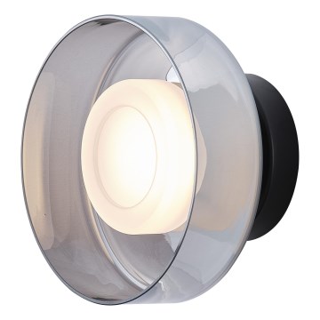 LED-Wandleuchte LED/8W/230V 3000K schwarz/rauchig