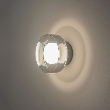 LED-Wandleuchte LED/8W/230V 3000K schwarz/rauchig