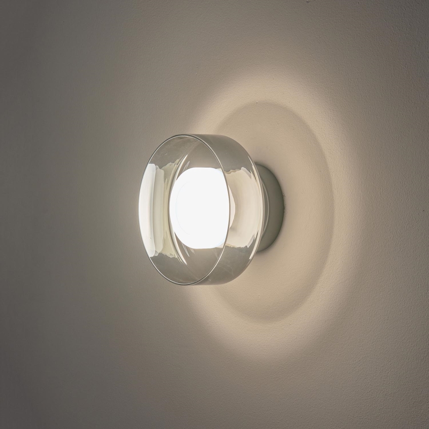 LED-Wandleuchte LED/8W/230V 3000K schwarz/rauchig