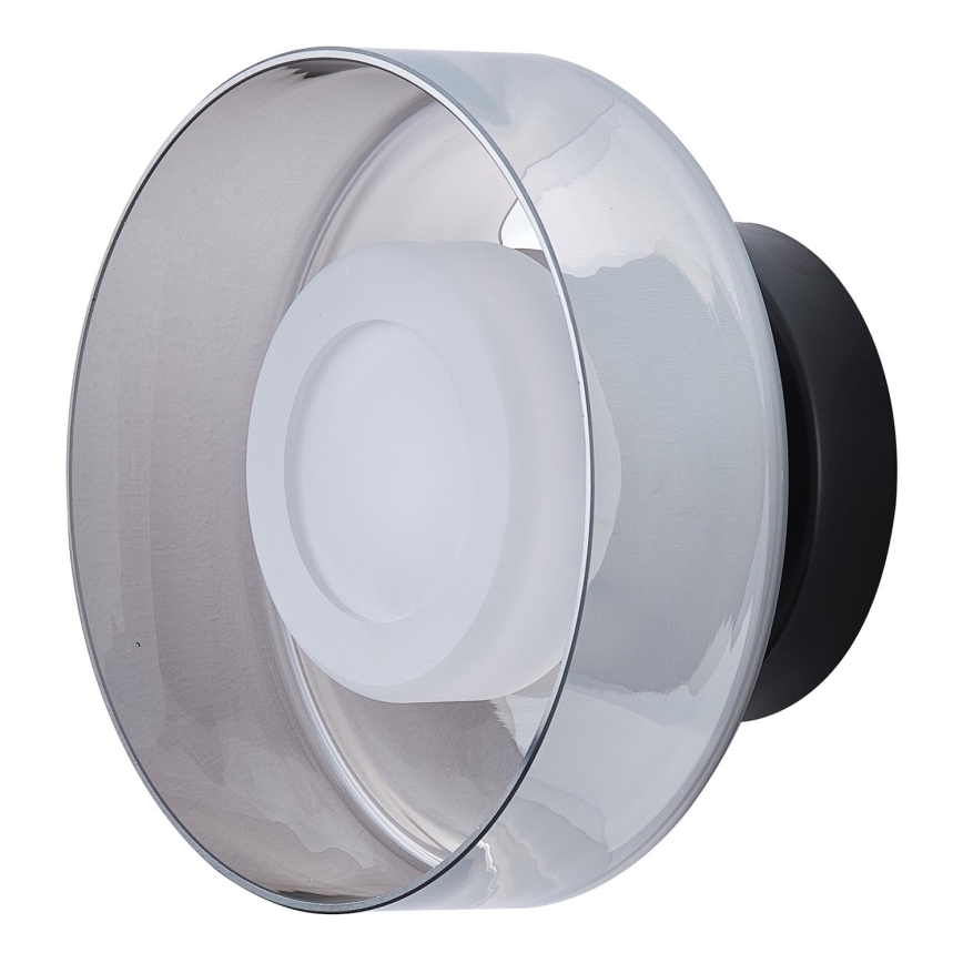 LED-Wandleuchte LED/8W/230V 3000K schwarz/rauchig