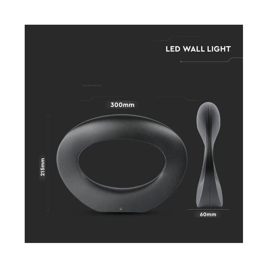 LED Wandleuchte LED/9W/230V