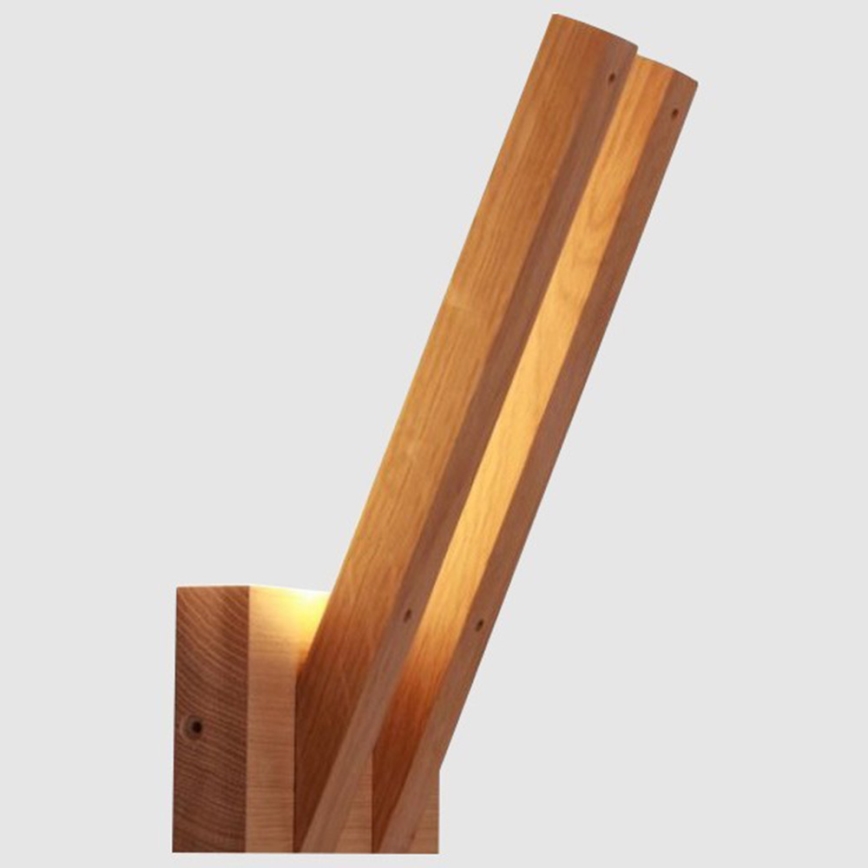 LED-Wandleuchte LINUS 2xLED/3W/230V matte Eiche