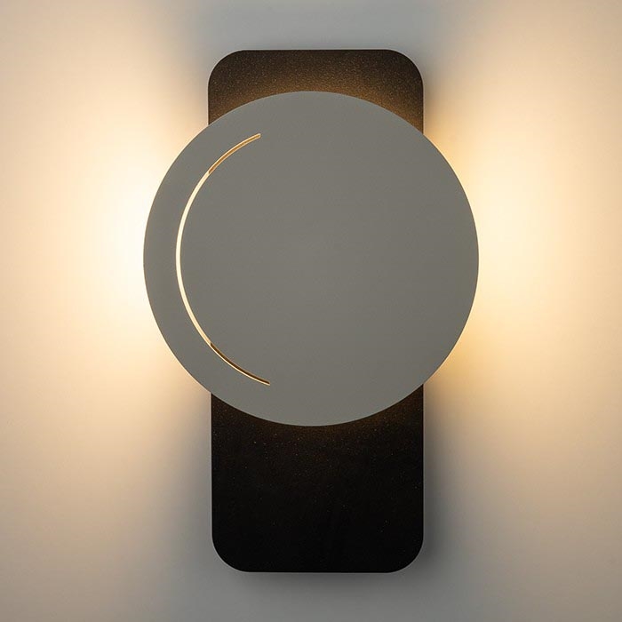 LED-Wandleuchte LITO LED/7W/230V schwarz/beige