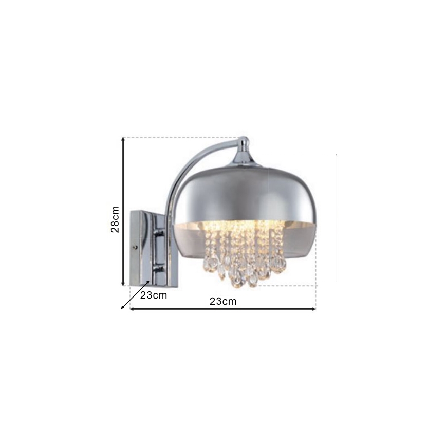 LED-Wandleuchte LUNA 1xE14/40W/230V