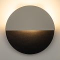 LED-Wandleuchte LUNA LED/7W/230V d 26 cm schwarz/beige