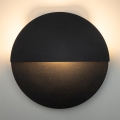 LED-Wandleuchte LUNA LED/7W/230V d 26 cm schwarz