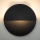 LED-Wandleuchte LUNA LED/7W/230V d 26 cm schwarz